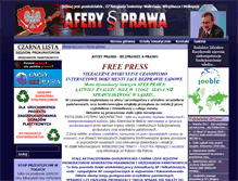 Tablet Screenshot of aferyprawa.eu